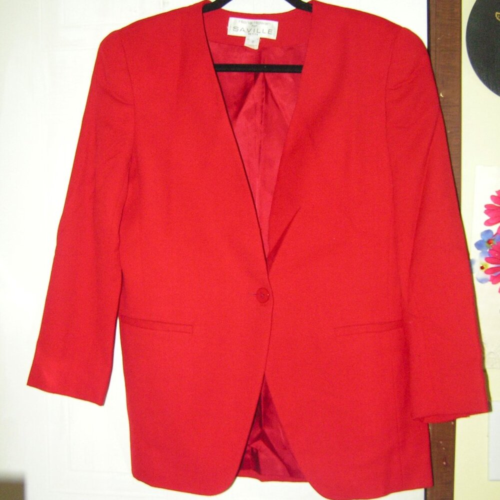 RED BUSINESS BLAZER 8